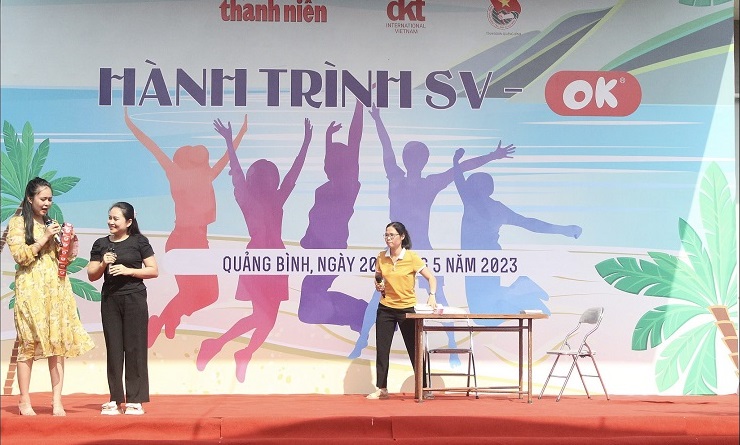 Đoàn viên, sinh viên tỉnh Quảng Bình hào hứng với "Hành trình SV - OK"