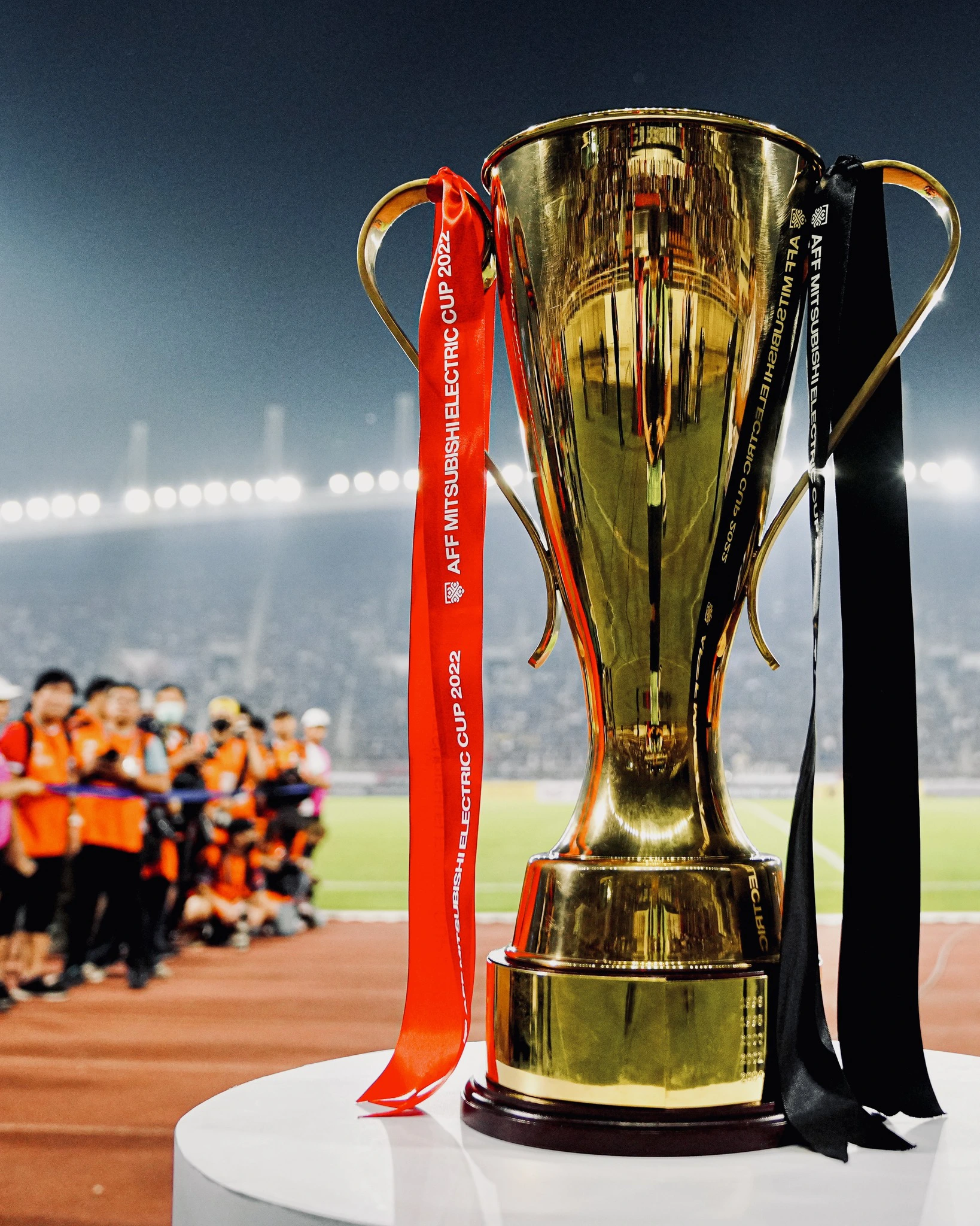 HLV Kim Sang Sik dự lễ bốc thăm AFF Cup 2024