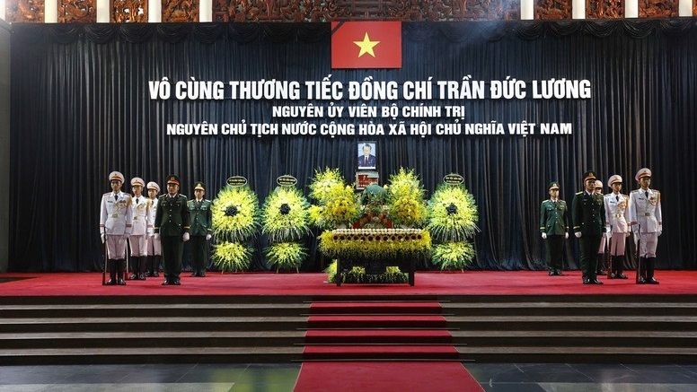 Lãnh đạo Đảng, Nhà nước viếng nguyên Chủ tịch nước Trần Đức Lương