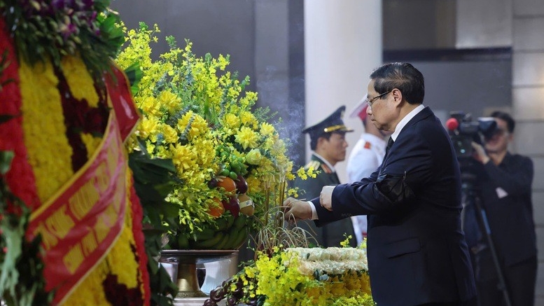 Cử hành trọng thể lễ viếng nguyên Chủ tịch nước Trần Đức Lương