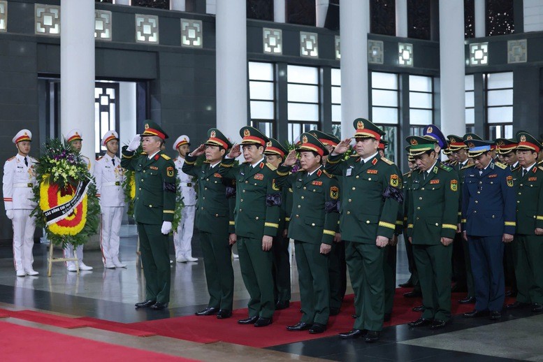 Cử hành trọng thể lễ viếng nguyên Chủ tịch nước Trần Đức Lương