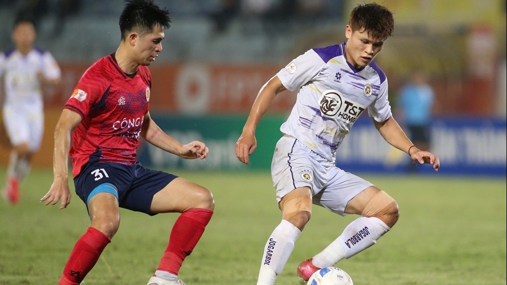 Tuấn Hải lập công, Hà Nội FC hạ gục Công an Hà Nội để tiếp tục níu giữ hy vọng vô địch
