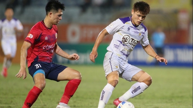 Tuấn Hải lập công, Hà Nội FC hạ gục Công an Hà Nội để tiếp tục níu giữ hy vọng vô địch