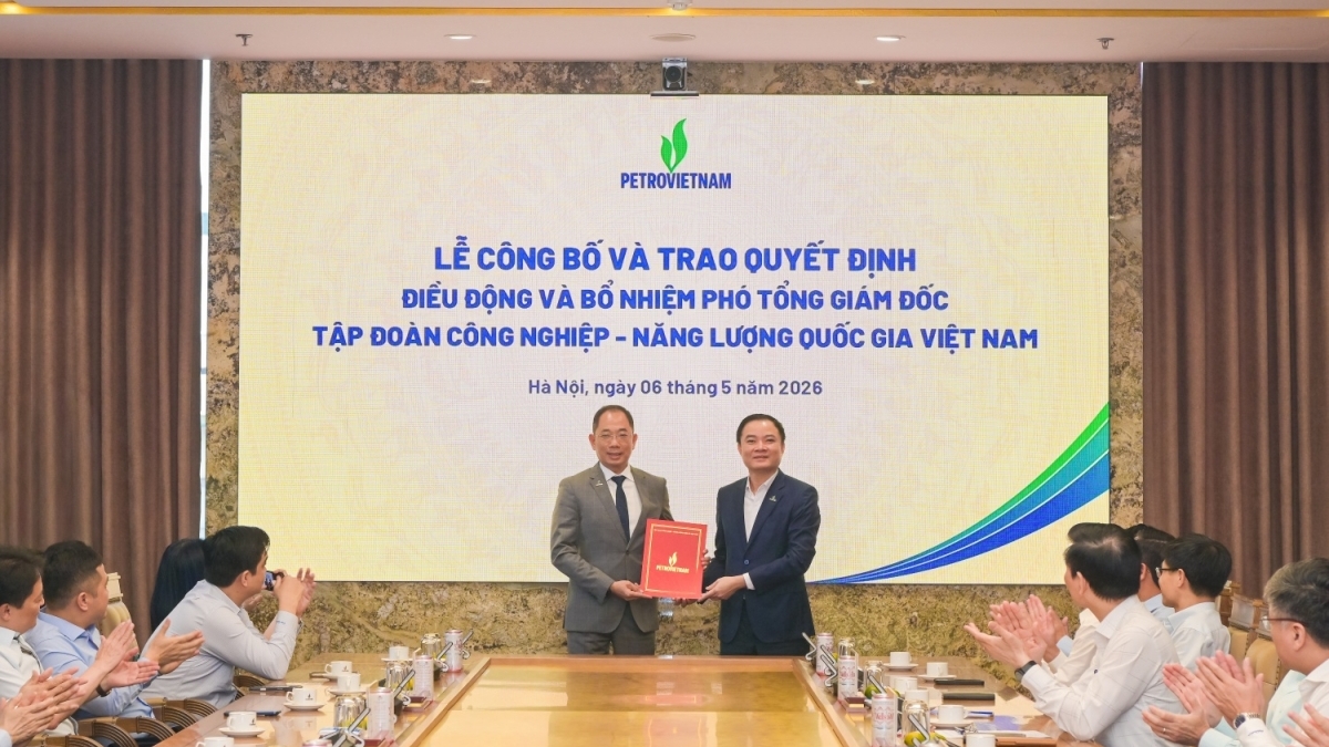 Đồng chí Cao Hoài Dương được bổ nhiệm giữ chức Phó Tổng Giám đốc Petrovietnam