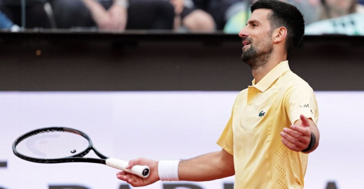 Djokovic thua sốc tài năng trẻ 20 tuổi ngay trận ra quân Rome Open 2026
