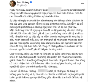 Hải Đăng Doo - Lou Hoàng nhờ pháp luật xử lý tin giả, cắt ghép
