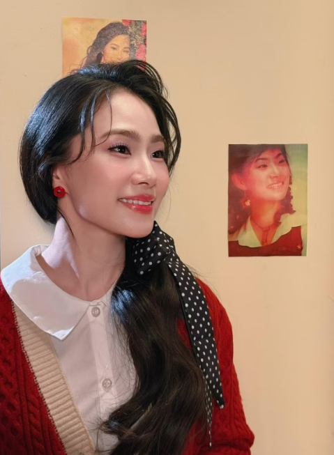 Lương Bích Hữu da trắng mịn, nhan sắc 