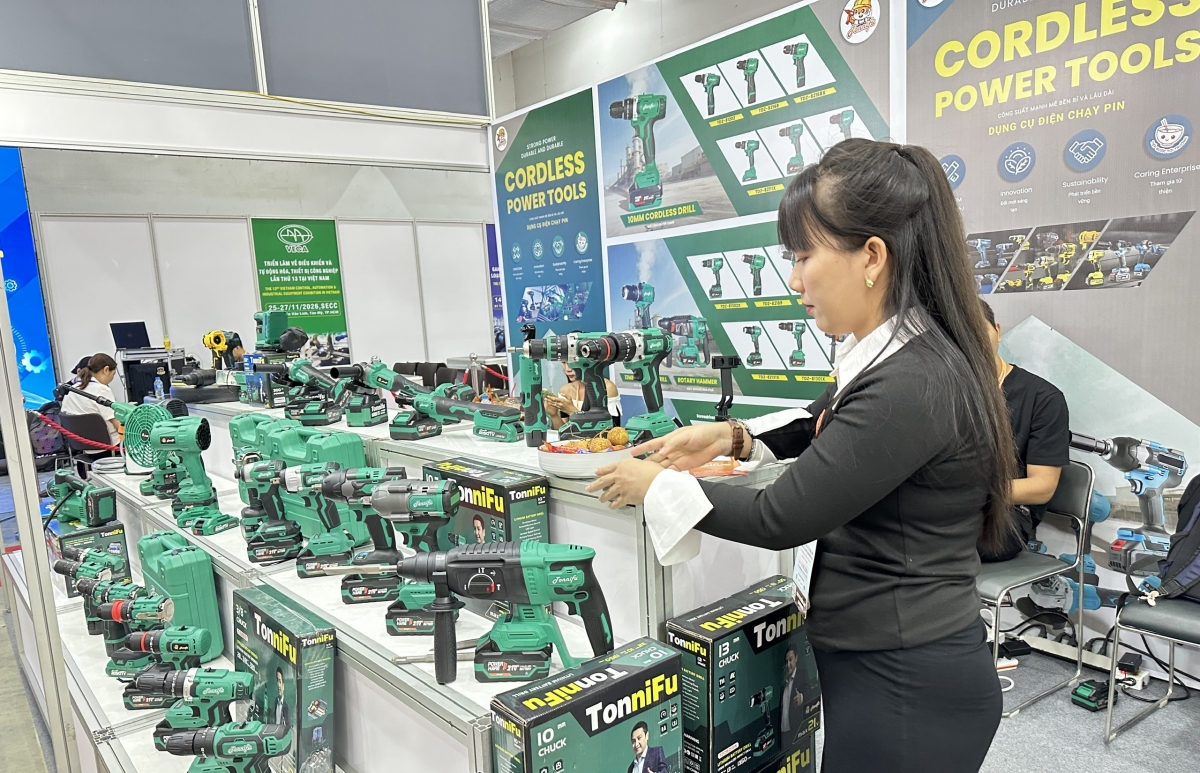 350 gian hàng quy tụ tại triển lãm Vinamac Expo 2026