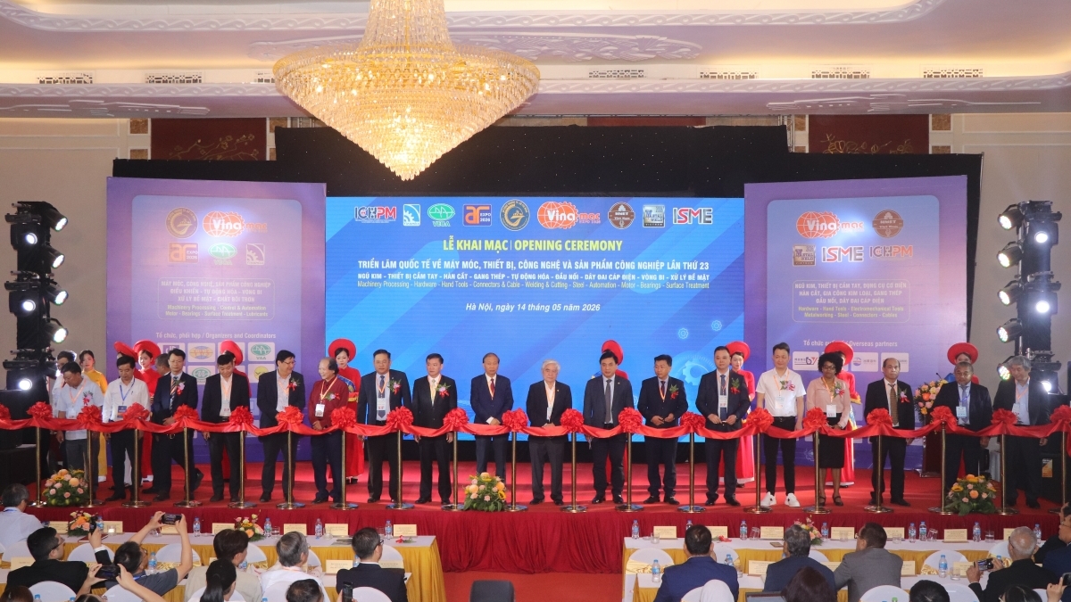 350 gian hàng quy tụ tại triển lãm Vinamac Expo 2026