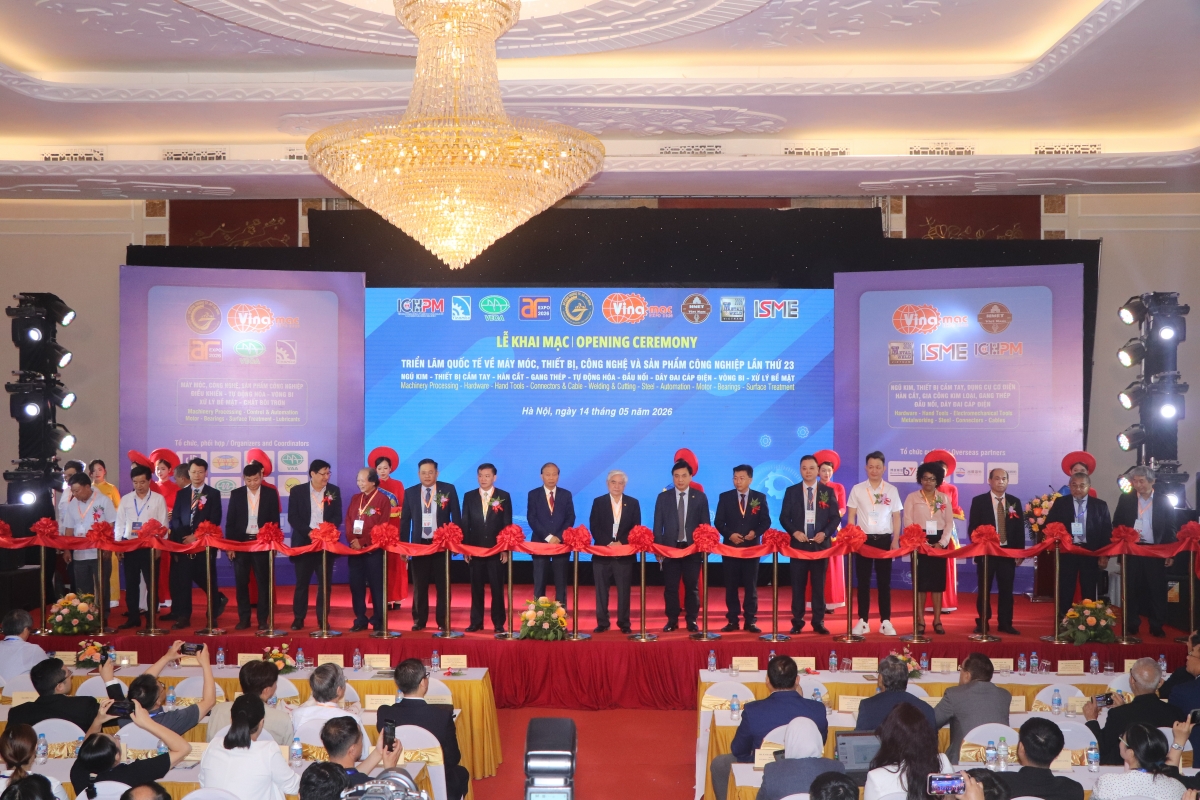 350 gian hàng quy tụ tại triển lãm Vinamac Expo 2026