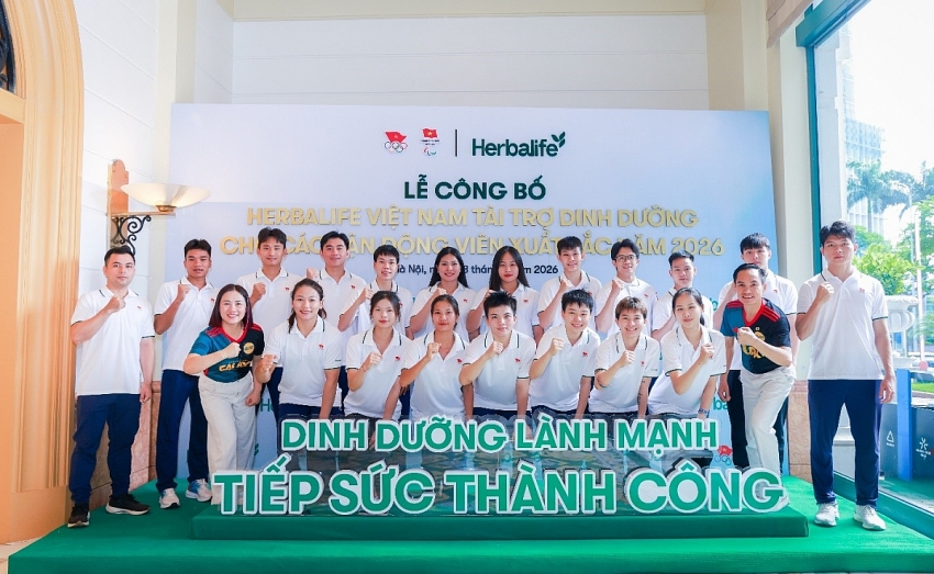 Herbalife Việt Nam tài trợ sản phẩm dinh dưỡng cho các vận động viên xuất sắc Việt Nam năm 2026 Herbalife Việt Nam tài trợ sản phẩm dinh dưỡng cho các vận động viên xuất sắc Việt Nam năm 2026
