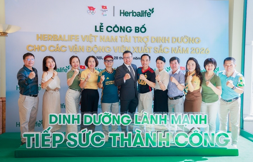 Herbalife Việt Nam tài trợ sản phẩm dinh dưỡng cho các vận động viên xuất sắc Việt Nam năm 2026 Herbalife Việt Nam tài trợ sản phẩm dinh dưỡng cho các vận động viên xuất sắc Việt Nam năm 2026