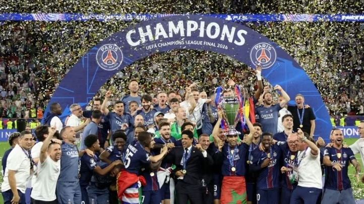 Vô địch Champions League 2025/2026, PSG nhận thưởng cực lớn