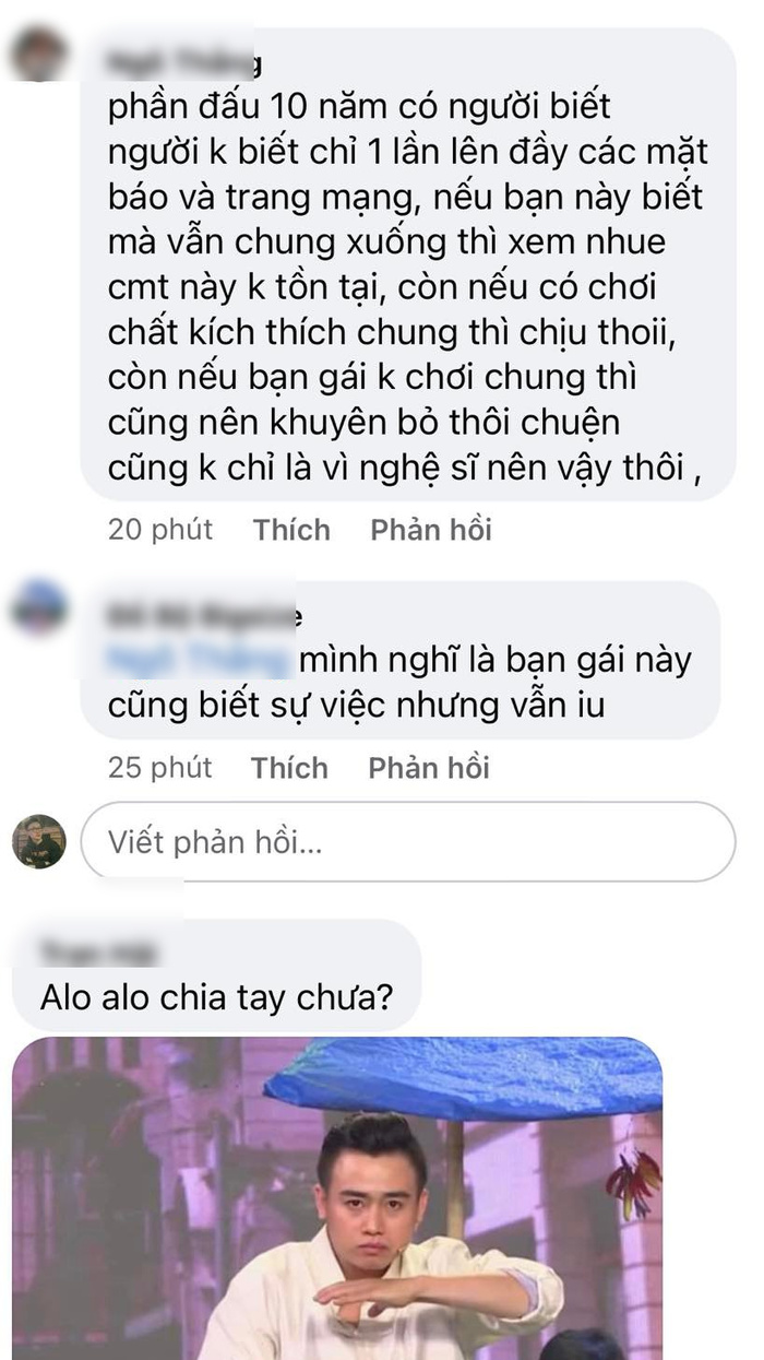 Bạn gái Hữu Tín bị dân mạng tấn công, khuyên chia tay ngay sau khi có tin nam diễn viên sử dụng chất cấm
