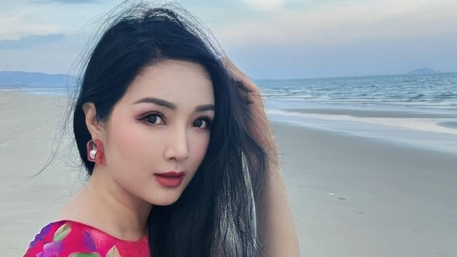 Ngắm sắc vóc gợi cảm của Hoa hậu Giáng My