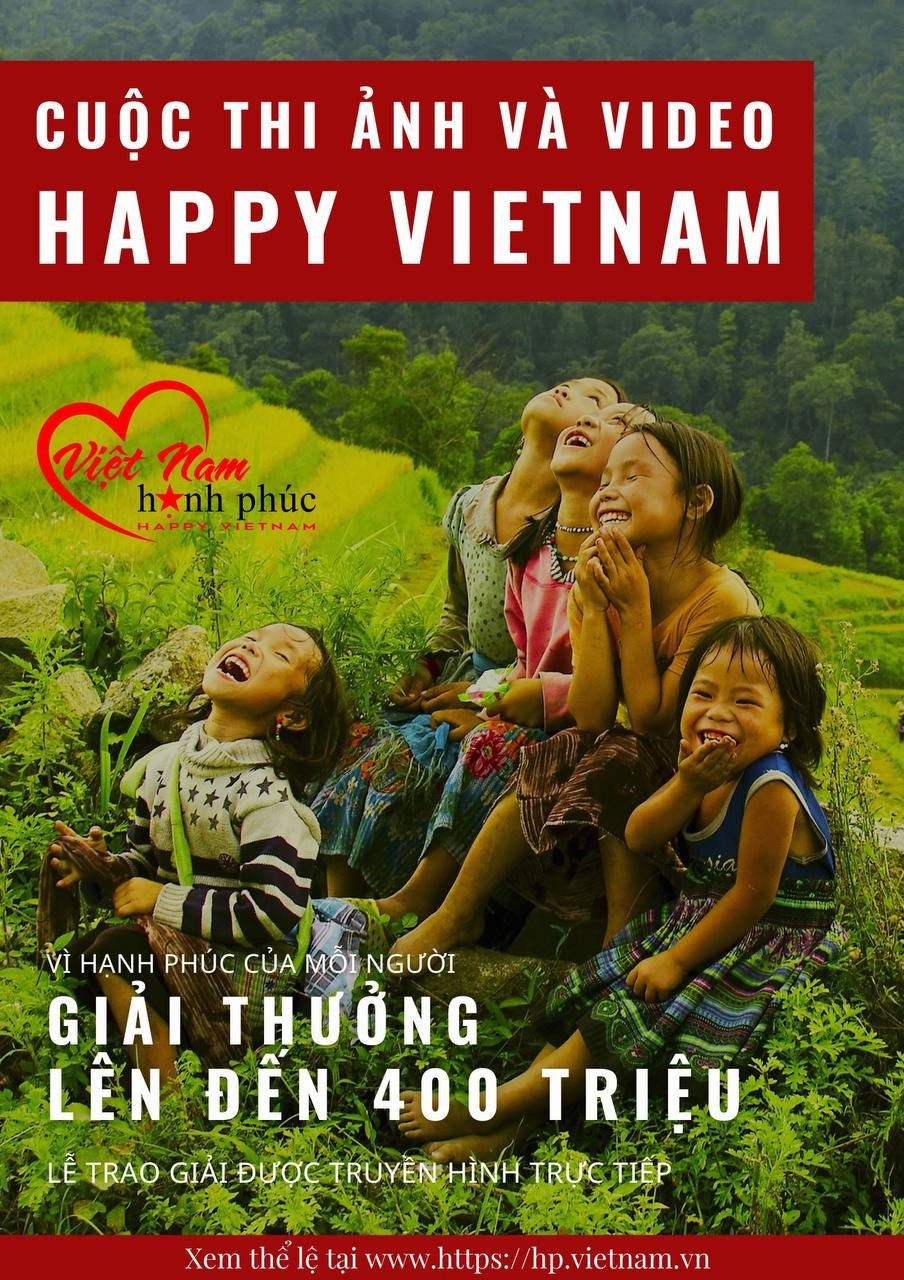 Cuộc thi ảnh, video “Việt Nam hạnh phúc - Happy Vietnam”