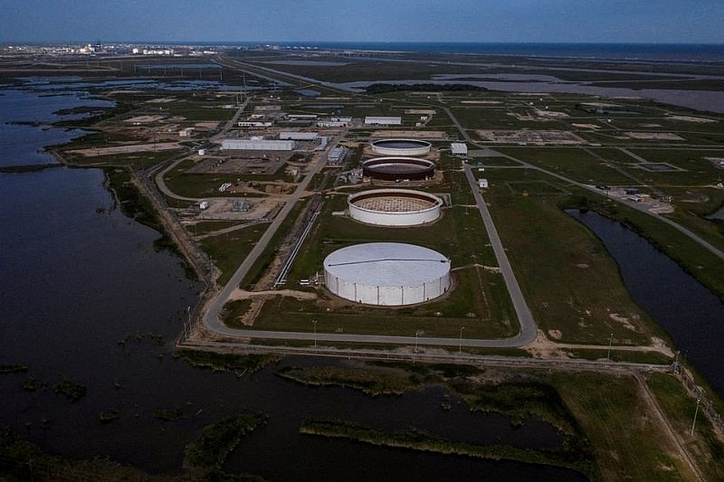 Khu dự trữ dầu mỏ chiến lược Bryan Mound ở Freeport, Texas, Hoa Kỳ. (ảnh: Reuters)