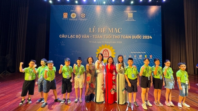 Hà Nội: Đoàn học sinh quận Ba Đình xuất sắc giành nhiều giải cao trong cuộc thi CLB Văn - Toán tuổi thơ toàn quốc 2024