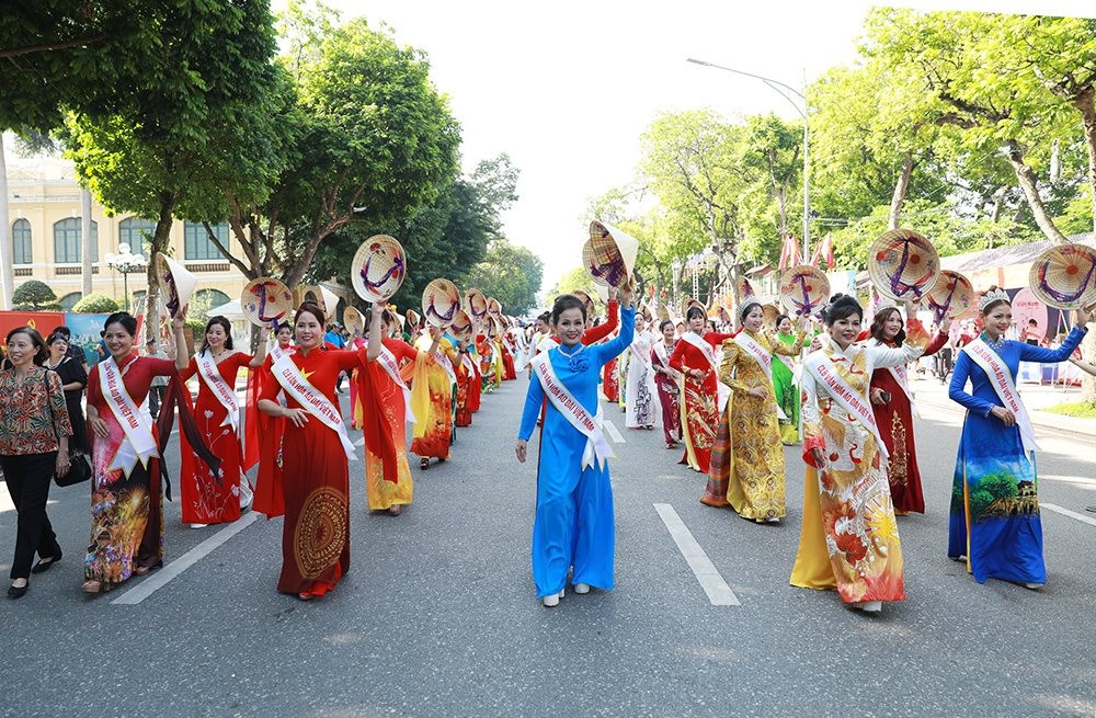 Một hoạt động văn hóa tại Festival Thu Hà Nội lần 1.