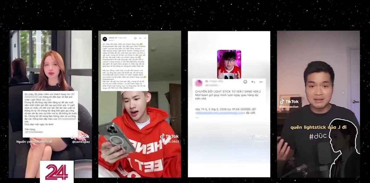 Netizen chia phe, tranh luận về vụ lightstick Jack (J97)