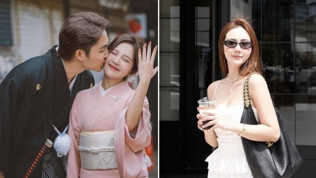 Huyền Lizzie chúc mừng Đình Tú cầu hôn bạn gái