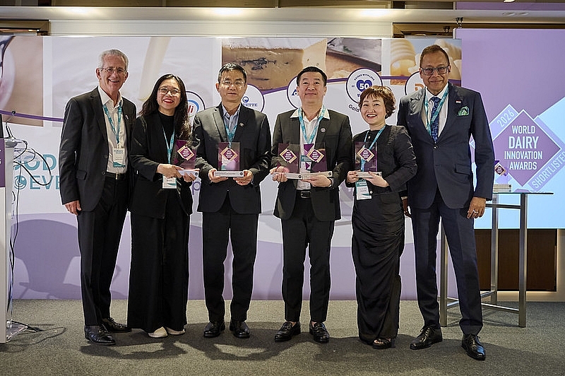 Vinamilk thắng lợi lớn tại giải thưởng đổi mới sáng tạo ngành sữa toàn cầu 2026