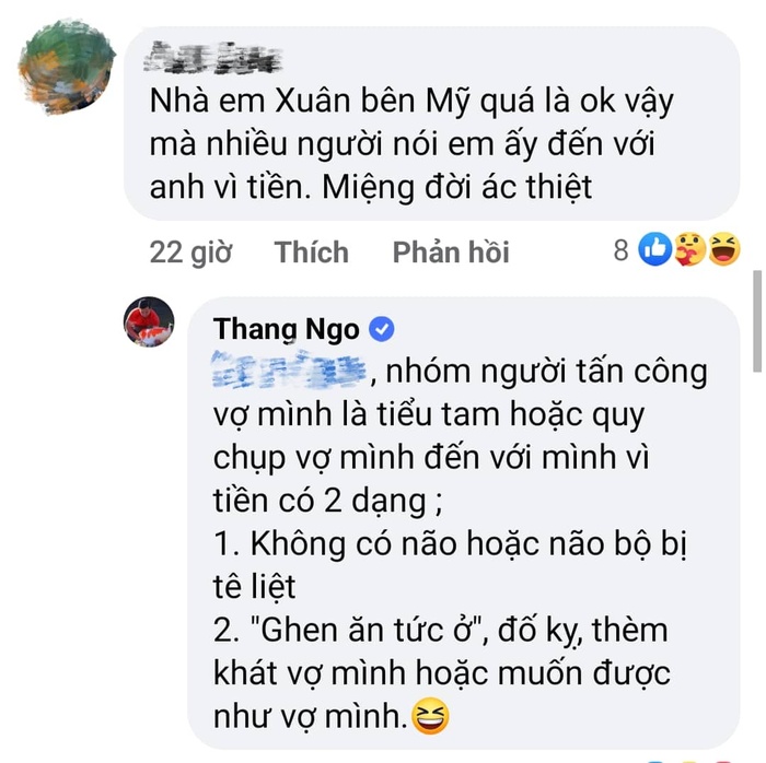 'Vua cá Koi' Thắng Ngô đứng về phía vợ, lên tiếng đáp trả anti-fan gay gắt