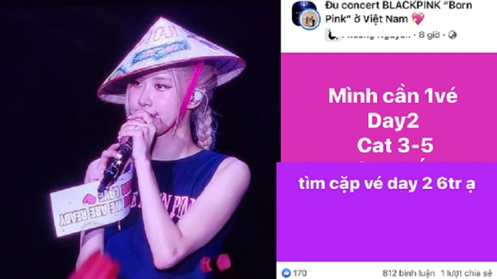 Quá phấn khích, khán giả đổ xô săn lùng vé concert BLACKPINK đêm thứ 2