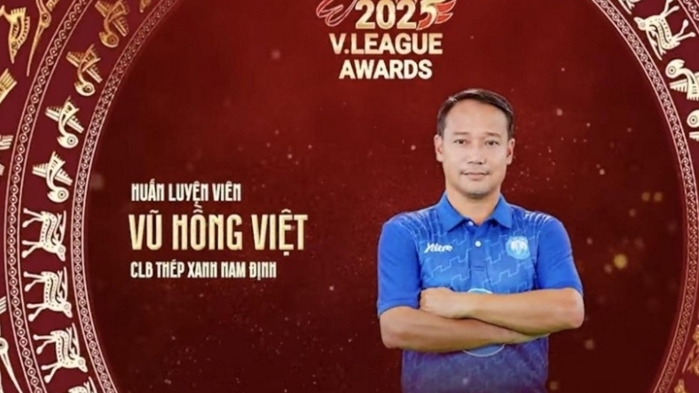 HLV Vũ Hồng Việt đoạt giải thưởng cao quý