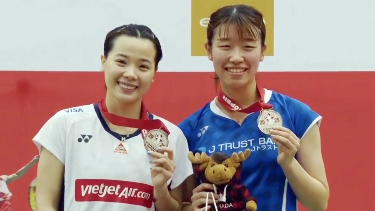 Thùy Linh giành ngôi á quân Canada Open 2025, nhận thưởng hơn 9.000 USD