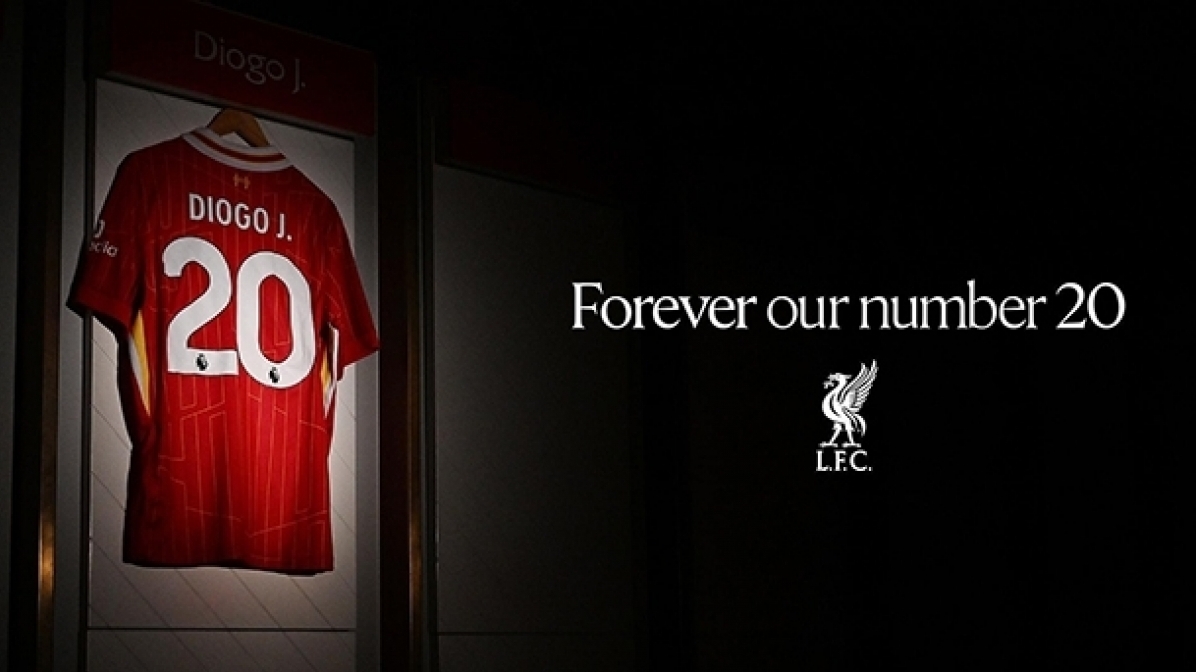 Liverpool treo vĩnh viễn số áo 20 để tưởng nhớ Jota