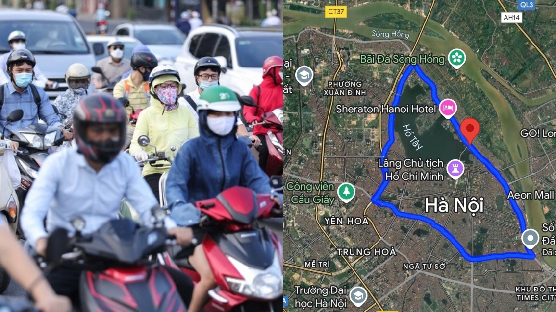 Vành đai 1 cấm xe xăng gồm những tuyến phố nào?