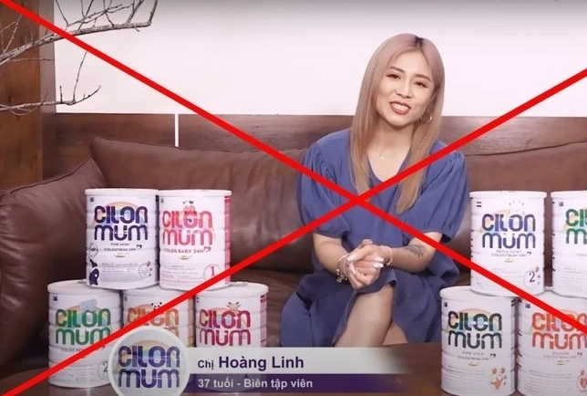 Quảng cáo sữa giả, MC Hoàng Linh bị phạt 107,5 triệu đồng