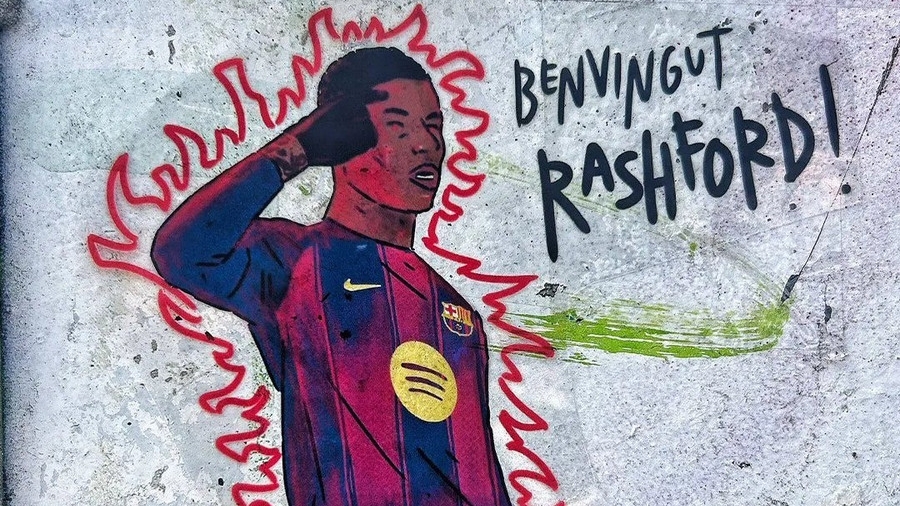 Rashford được chào đón đặc biệt tại Barca