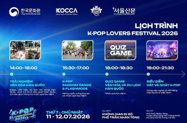 Lễ hội K-pop Lovers Festival 2026 trở lại Hà Nội