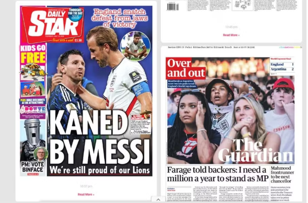 Báo châu Âu ngỡ ngàng trước "cuộc lội ngược dòng sử thi" của Messi và Argentina