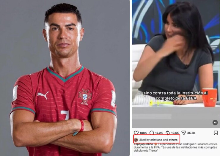 Ronaldo gây tranh cãi khi ủng hộ cáo buộc FIFA ưu ái Argentina tại World Cup 2026 Ronaldo gây tranh cãi khi ủng hộ cáo buộc FIFA ưu ái Argentina tại World Cup 2026