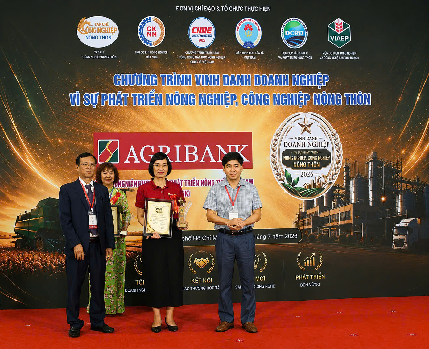 Vinh danh Doanh nghiệp tại CIAME Asia Vietnam 2026: Những dấu ấn tiên phong kiến tạo nền nông nghiệp hiện đại