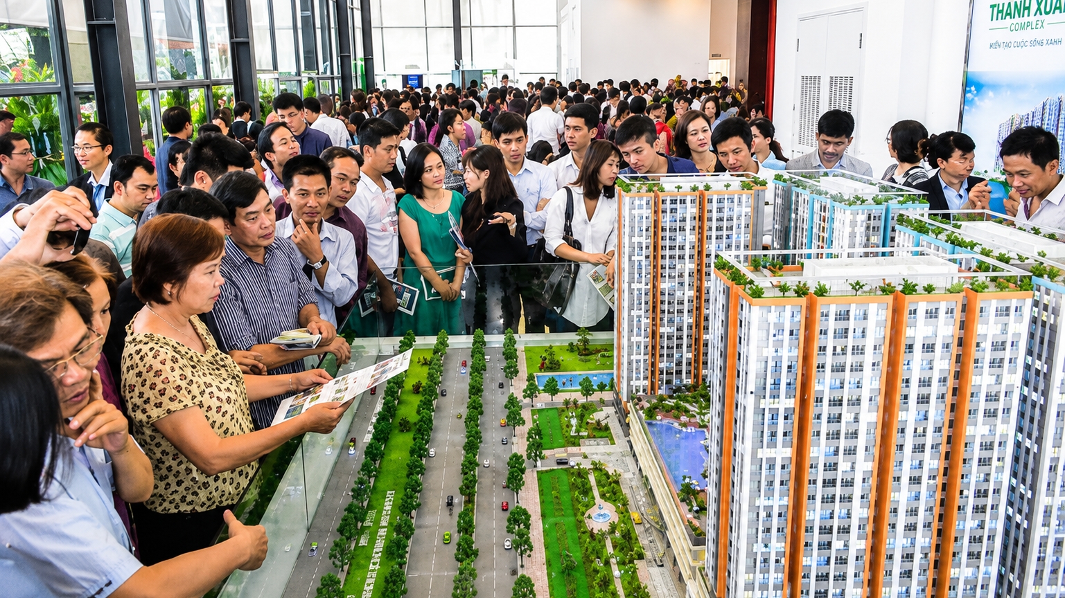 Chung cư cũ "hạ nhiệt", người bán xuống thang