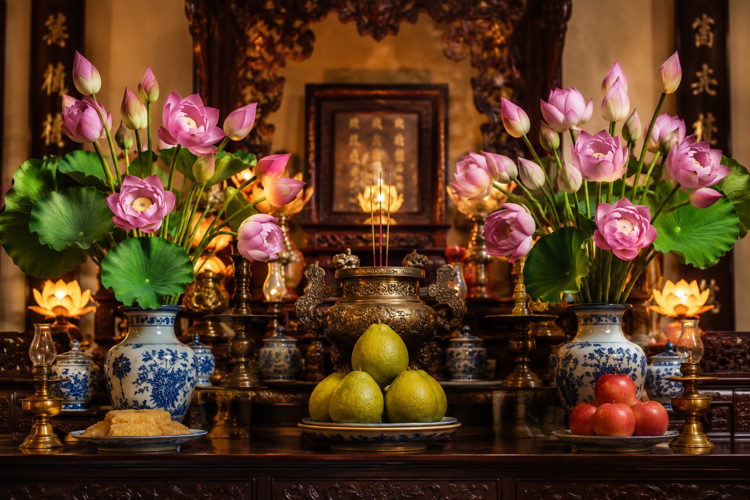 Chuyên gia phong thủy gợi ý các loại hoa nên cúng Rằm tháng 7