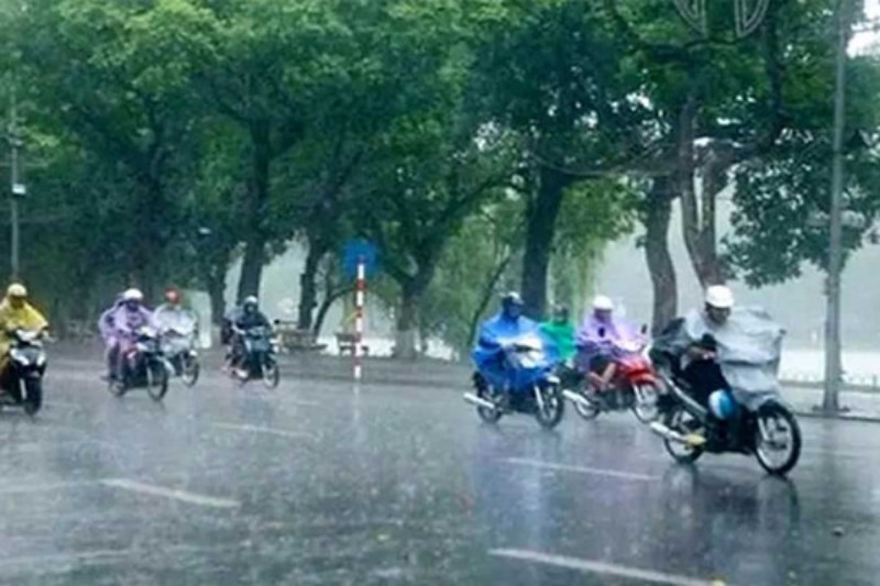 Dự báo thời tiết ngày 7/8/2023: Hà Nội nhiều mây, mưa rào, dông ngày đầu tuần