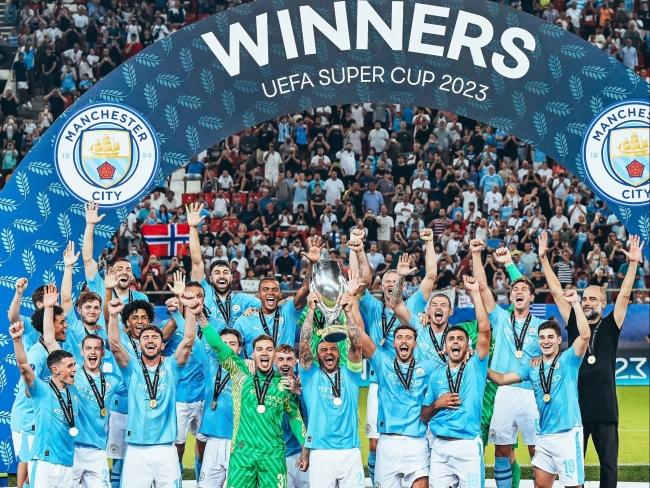 Man City giành Siêu cúp châu Âu cùng những thách thức trước mắt