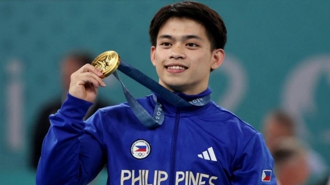 Philippines thưởng đậm VĐV giành Huy chương Vàng lịch sử Olympic