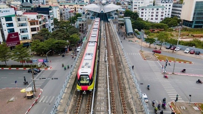 Tàu điện Nhổn- Ga Hà Nội: Mở cửa miễn phí trong 15 ngày đầu