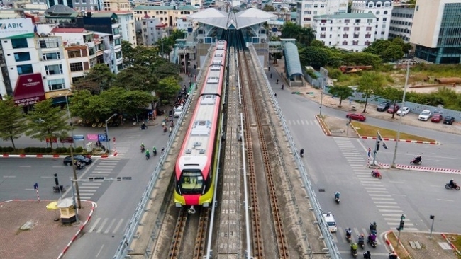 Tàu điện Nhổn- Ga Hà Nội: Mở cửa miễn phí trong 15 ngày đầu