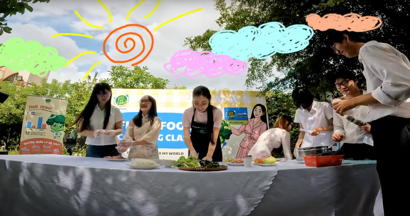 Lương Thùy Linh cùng UNICEF truyền cảm hứng sống lành mạnh qua từng món Việt