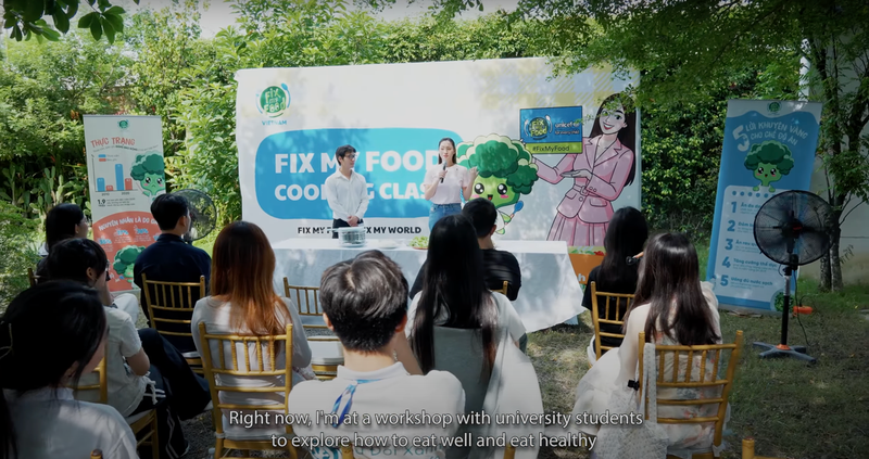 Lương Thùy Linh cùng UNICEF truyền cảm hứng sống lành mạnh qua từng món Việt