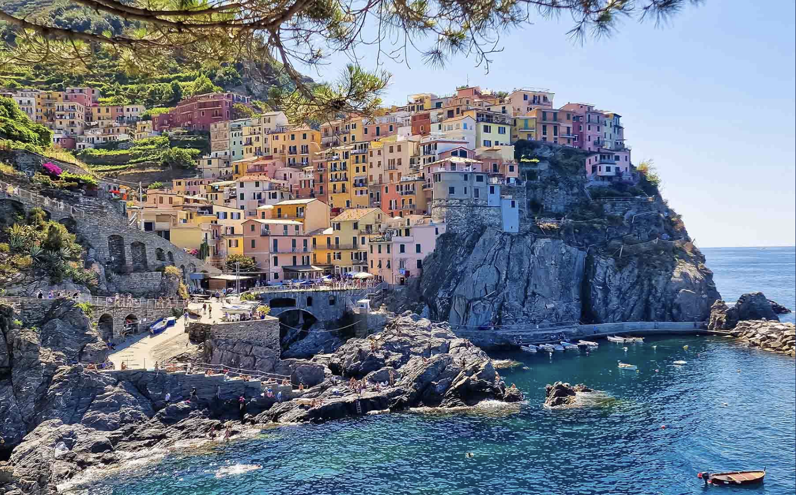 Manarola - ngôi làng sắc màu bên bờ biển nước Ý