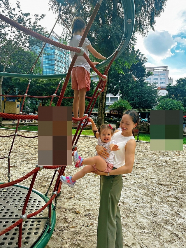 Lan Phương tận hưởng cuộc sống bình yên bên hai con sau ly thân