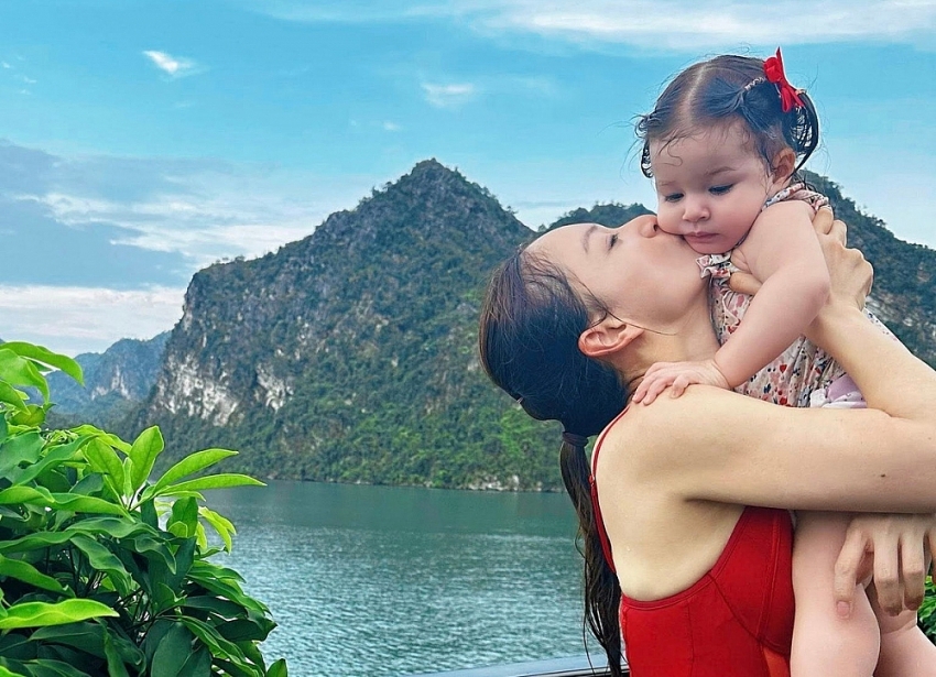 Lan Phương tận hưởng cuộc sống bình yên bên hai con sau ly thân